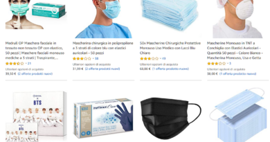CORONAVIRUS – Proteggi la tua salute e i tuoi cari – Acquista una mascherina protettiva ed antibatterica | Ampia scelta
