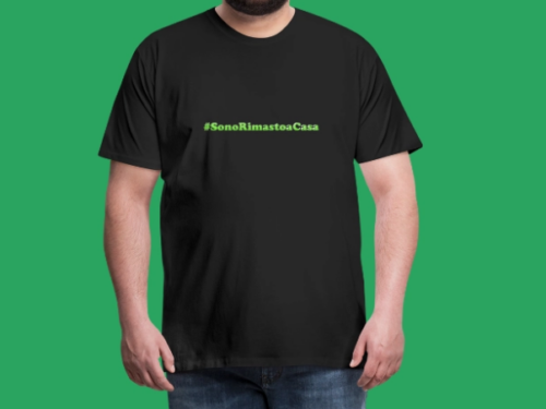 #sonorimastoacasa   | Una t-shirt per premiare il tuo senso civico e il rispetto delle leggi