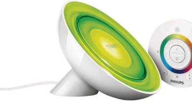 💡 Philips Lighting Living Colors Bloom Lampada da Tavolo LED, 8 W, Bianco [Classe di efficienza energetica A]