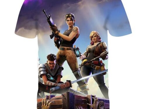 Fortnite videogame T-Shirt 👕 Battle Royale | Gaming 3D | Dress as a player 🎮