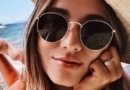 HOOBAN Classic Round Women Sunglasses 👧 Fashion Small Metal Mirror