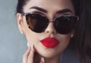 Cateye Sunglasses Women Vintage Gradient Glasses Retro