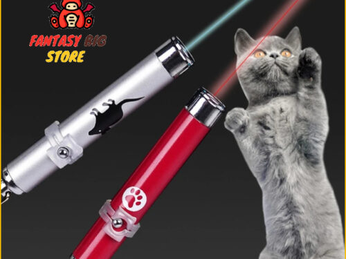 Funny Pet LED Laser Toy for Cats | With Bright Animation Mouse Shadow