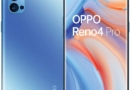 OPPO Reno4 Pro Smartphone, 5G, 12 GB + 256 GB, Galactic Blue