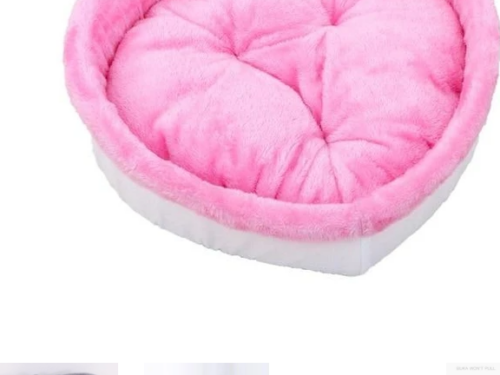 Comfortable bed’s cats heart form | Shaped kennel for pets