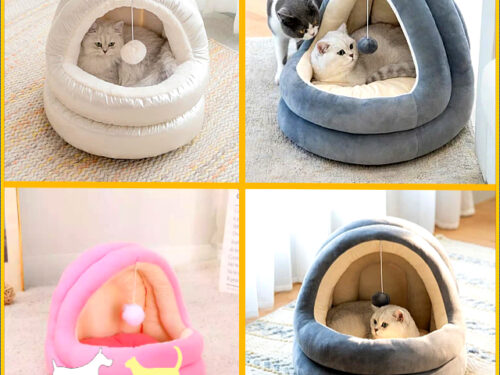 Cozy and comfortable pet bed for your cat  Your pet will love it!