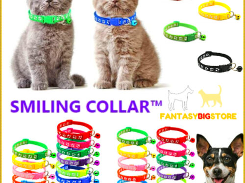 SMILING COLLAR™ | BEAUTIFUL COLLAR FOR DOGS AND CATS WITH PENDANT