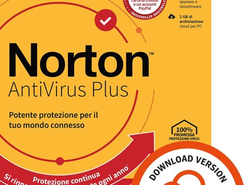 Norton Antivirus Plus 2022 | Antivirus per 1 Dispositivo | Licenza di 1 anno con rinnovo automatico | PC o Mac|Codice d’attivazione via email