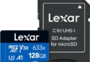 Lexar Schede ad alte prestazioni 633x 128GB microSDXC UHS-I.