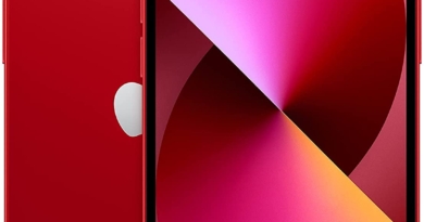 Apple iPhone 13, 128GB, Red – Unlocked (Renewed)