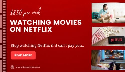 $850 per week for watching movies on Netflix.