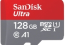 SanDisk 128GB Ultra microSDXC UHS-I Memory Card with Adapter – 120MB/s, C10, U1, Full HD, A1, Micro SD Card – SDSQUA4-128G-GN6MA