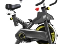 Cyclace Exercise Bike Stationary 330 Lbs Weight Capacity- Indoor Cycling Bike with Comfortable Seat Cushion, Tablet Holder and LCD Monitor for Home Workout