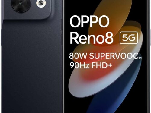 Oppo Reno 8 – 5G Dual 256GB 8GB RAM Factory Unlocked (GSM Only | No CDMA – not Compatible with Verizon/Sprint) – Black