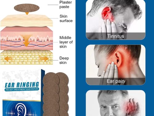 Tinnitus Relief Patches, Tinnitus Relief for Ringing Ears, Natural Herbal Formula Ear Ringing Relief, Effectively Improves Hearing& Boost Blood Circulation