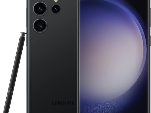 SAMSUNG Galaxy S23 Ultra Cell Phone, Factory Unlocked Android Smartphone, 256GB, 200MP Camera, Night Mode, Long Battery Life, S Pen, US Version, 2023, Phantom Black