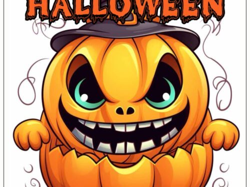 creepy cute halloween coloring book: 50 Spooky Images with Different Designs and Drawing Styles for Adults, Teens and Kids