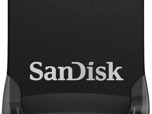 SanDisk 512GB Ultra Fit USB 3.1 Flash Drive – SDCZ430-512G-G46, Black