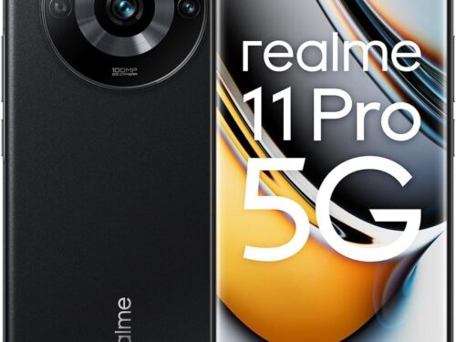 Realme 11 Pro 5G Dual 256GB 8GB RAM Factory Unlocked (GSM Only | No CDMA – not Compatible with Verizon/Sprint) Global – Black